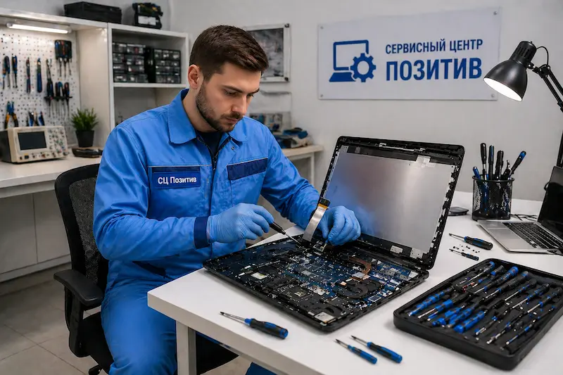 Замена шлейфа матрицы ноутбука в Орле