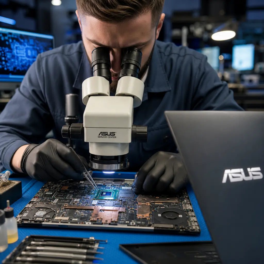 Замена видеокарты ноутбука Asus в Орле
