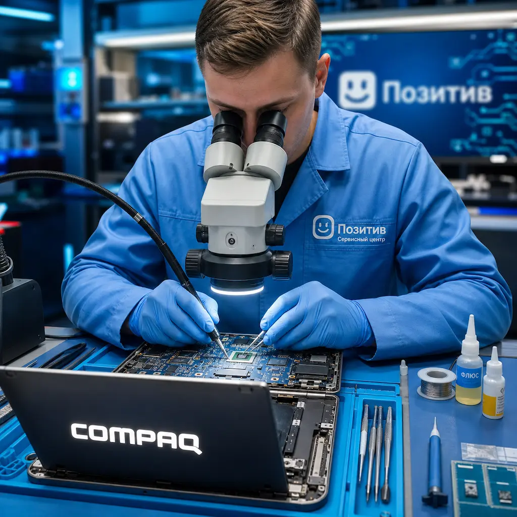 Замена видеокарты ноутбука Compaq в Орле