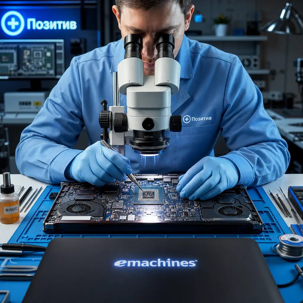 Замена видеокарты ноутбука Emachines в Орле