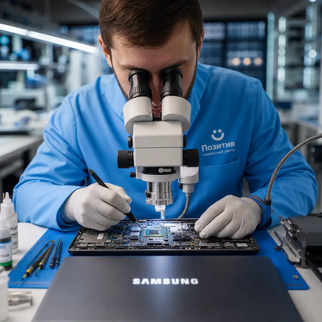 Замена видеокарты ноутбука Samsung в Орле