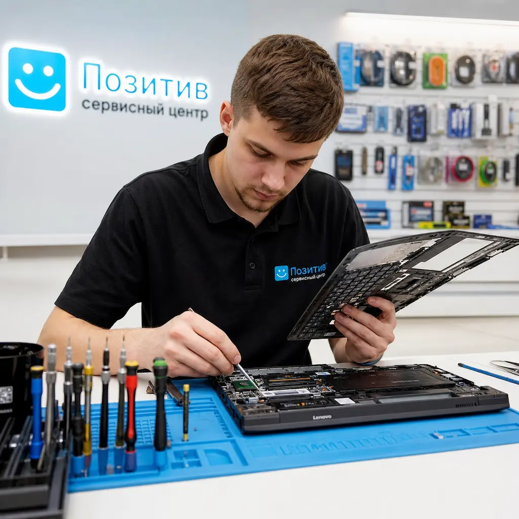 заменить клавиатуру на ноутбуке Lenovo в Орле