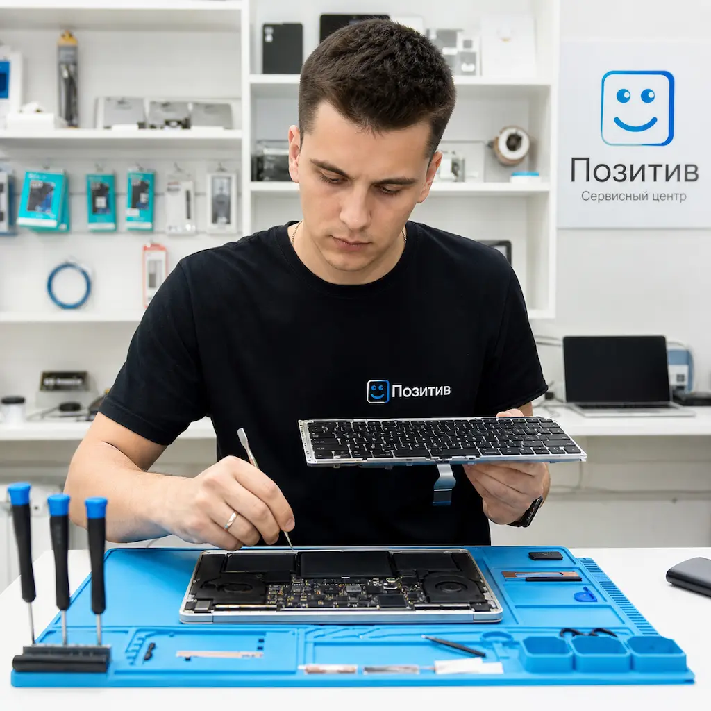 заменить клавиатуру на Apple Macbook в Орле