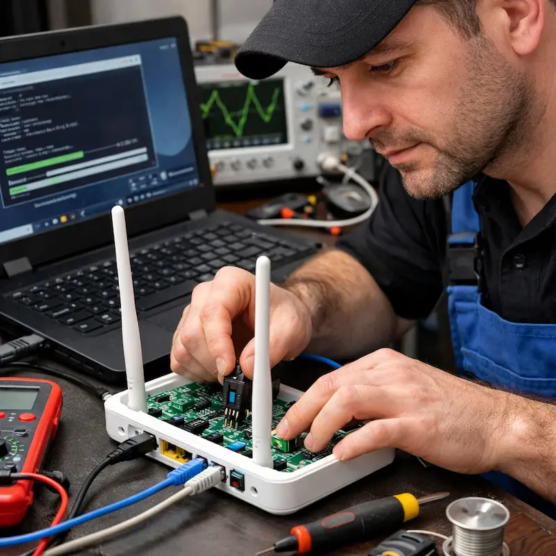 Перепрошивка WiFi роутера в Орле