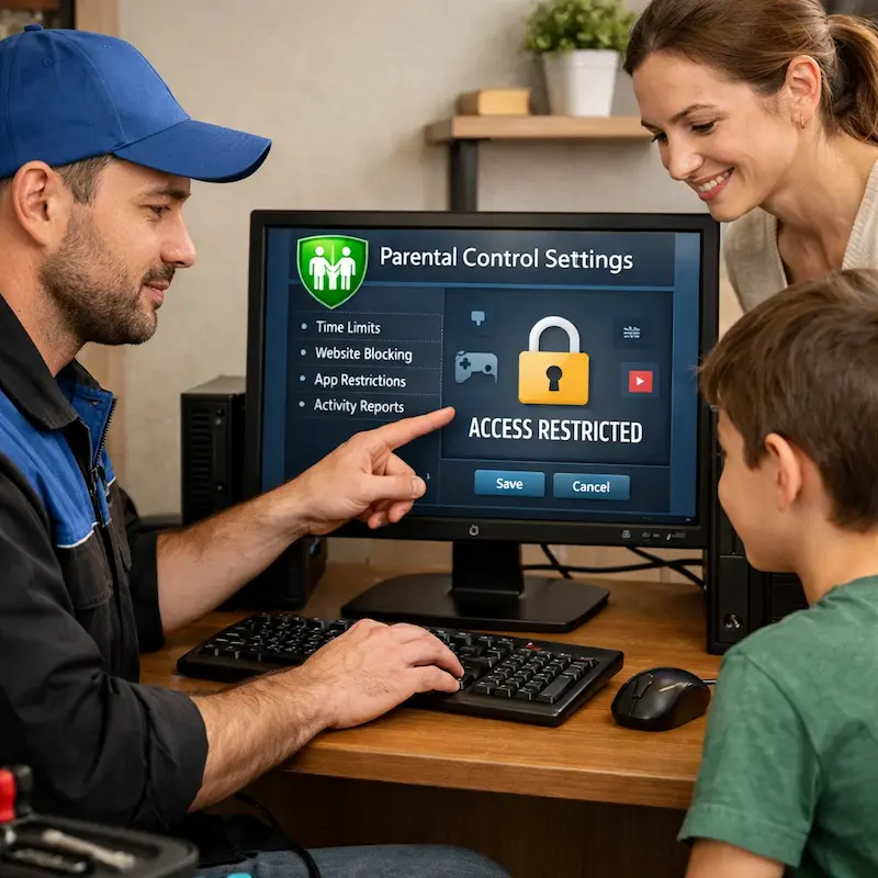 Родительский контроль на компьютере и ноутбуке в Орле