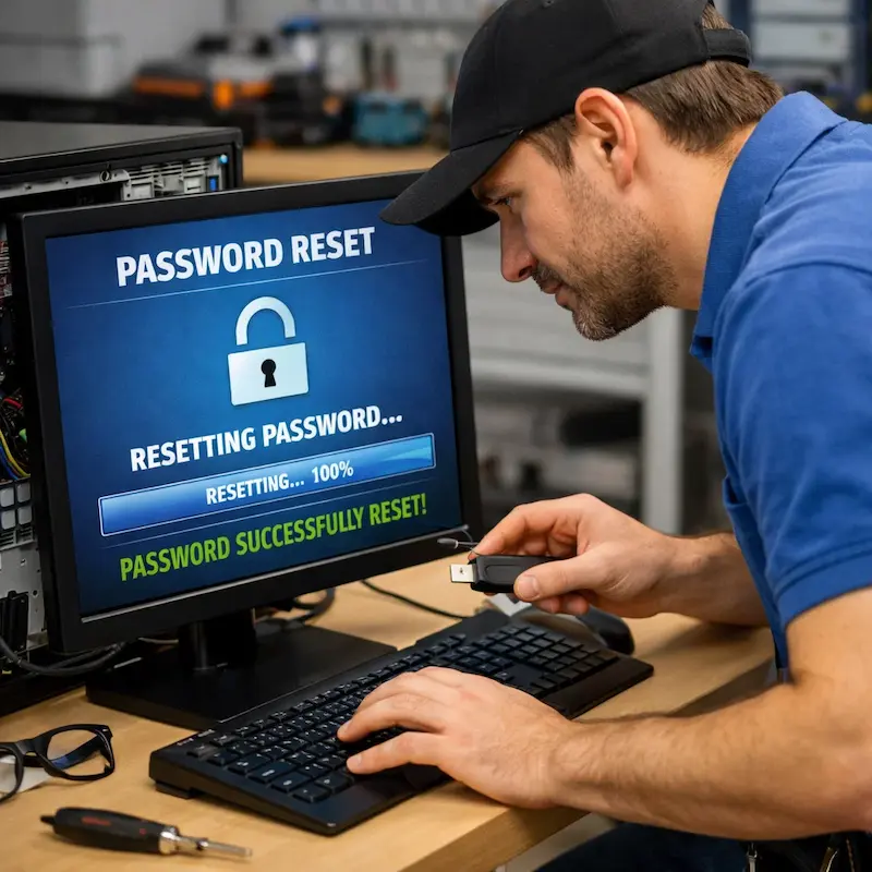 Сброс пароля от компьютера в Орле