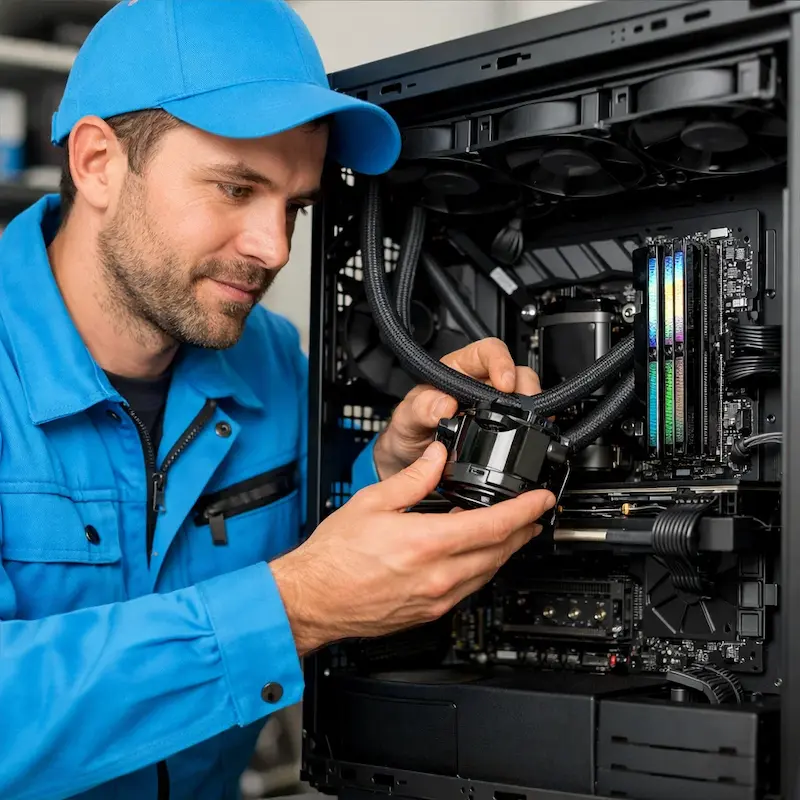 Установка СЖО на ПК в Орле