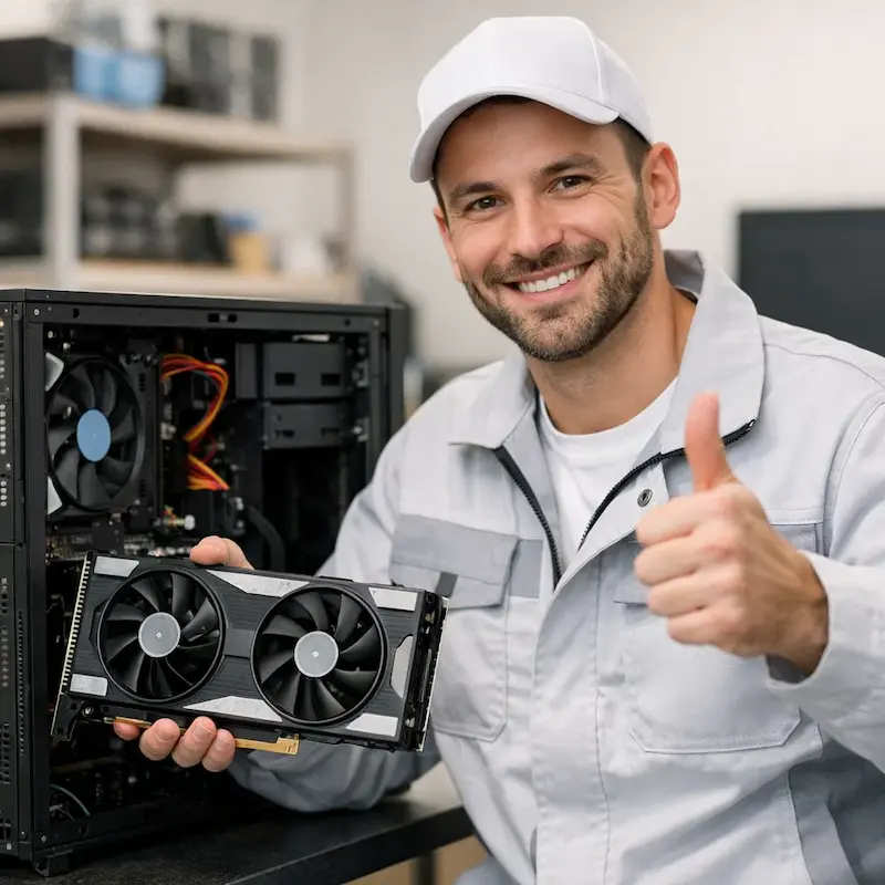 установка видеокарты на ПК в Орле