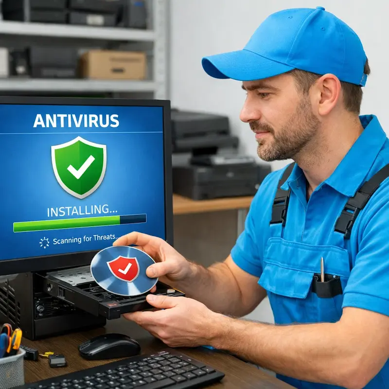 Установка антивируса в Орле на дому